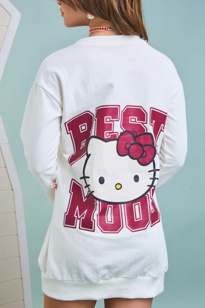 Vestido Moletom Best Mood Branco