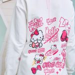 Vestido Moletom Graffiti Hello Kitty